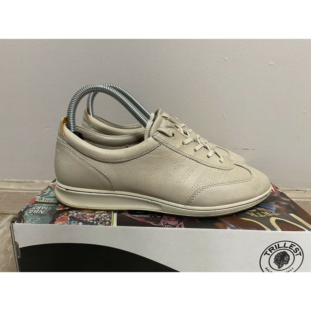 COPY - ECCO Womens Casual Sneakers Beige/Taupe Soft Leather EU 37 / US 6.5